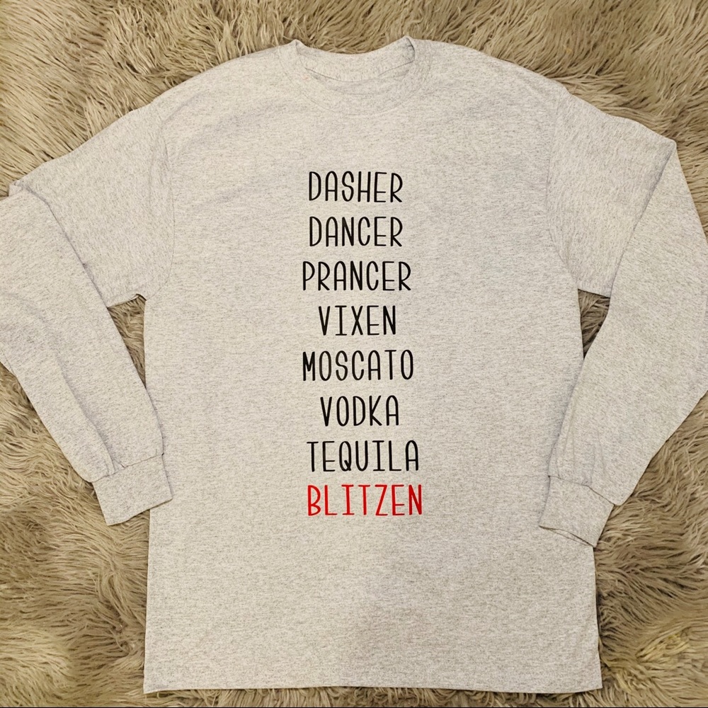 CUSTOM Made To Order Holiday Long Sleeve Shirt